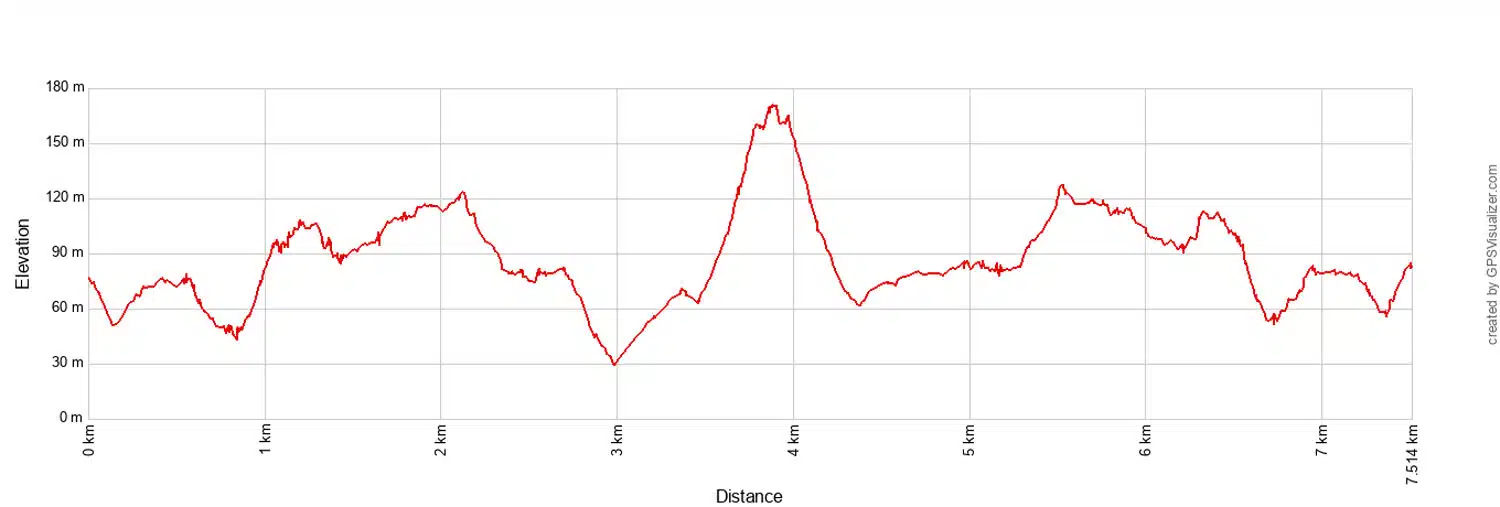 Vereda da Ponta de São Lourenço Elevation Profile