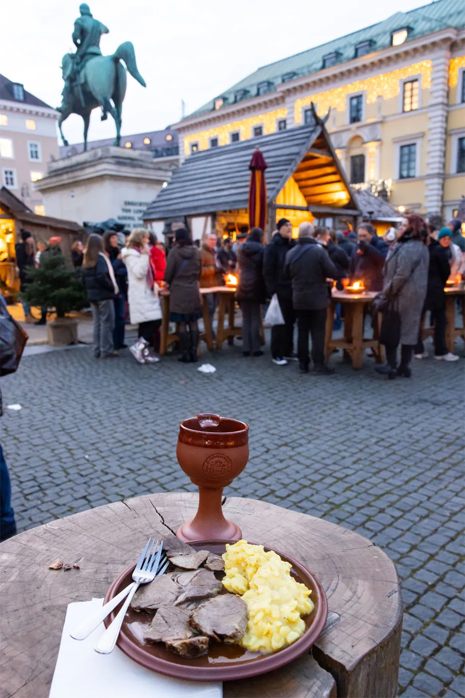 Munich Medieval Market Food