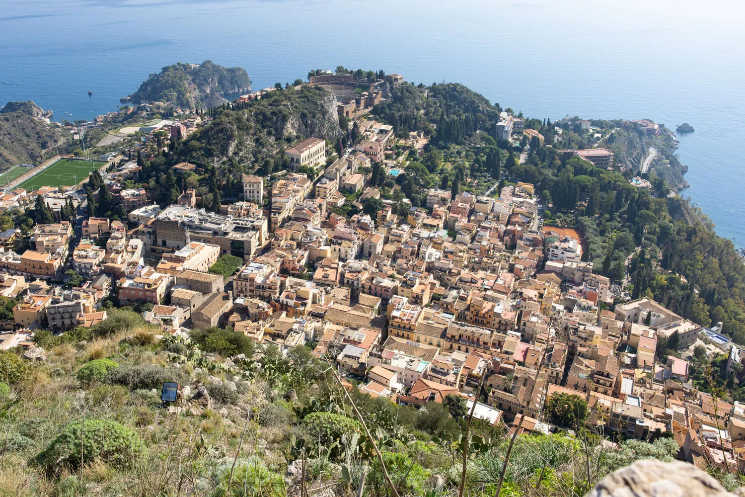 Taormina View from Castle