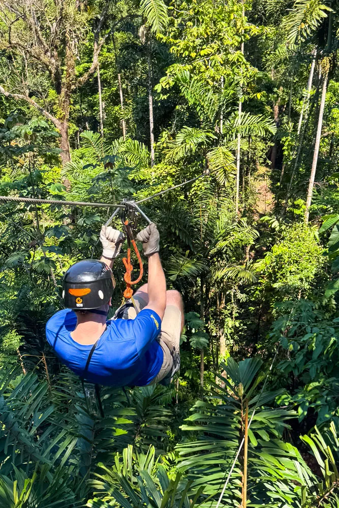 Tim Ziplining