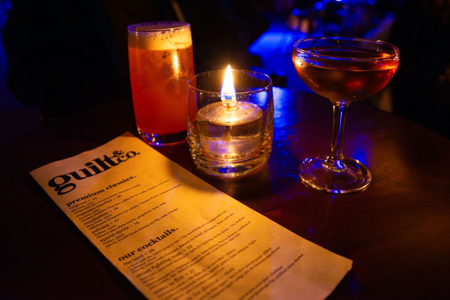 Cocktails in Vancouver