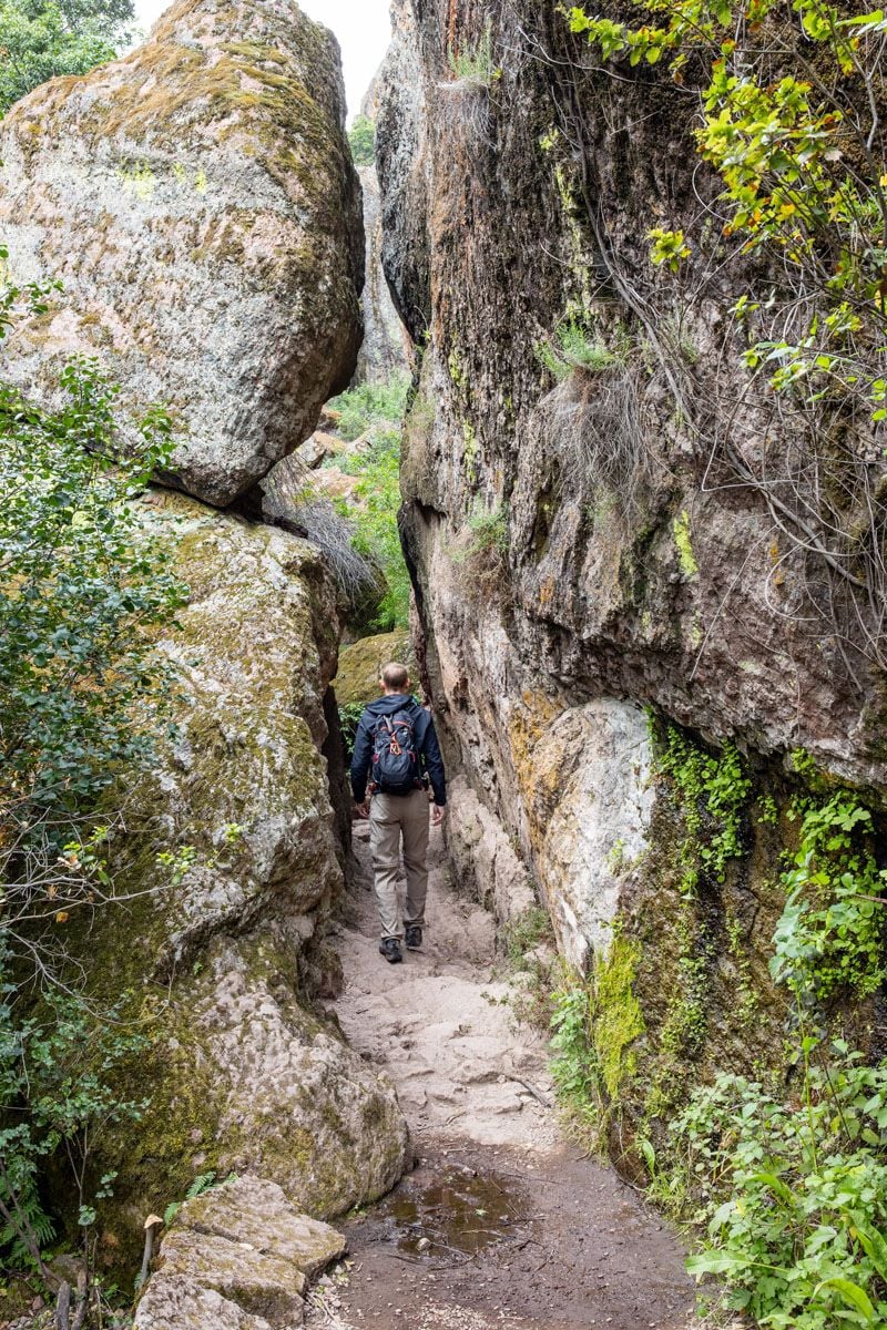 Hiking to Bear Gulch Caves