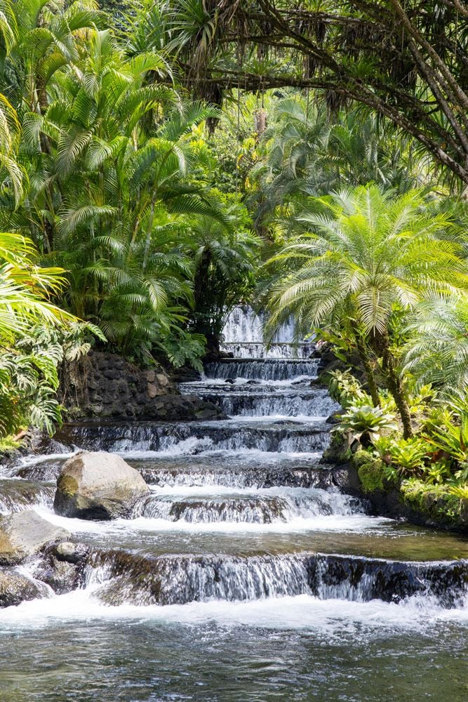 Tabacon Waterfall