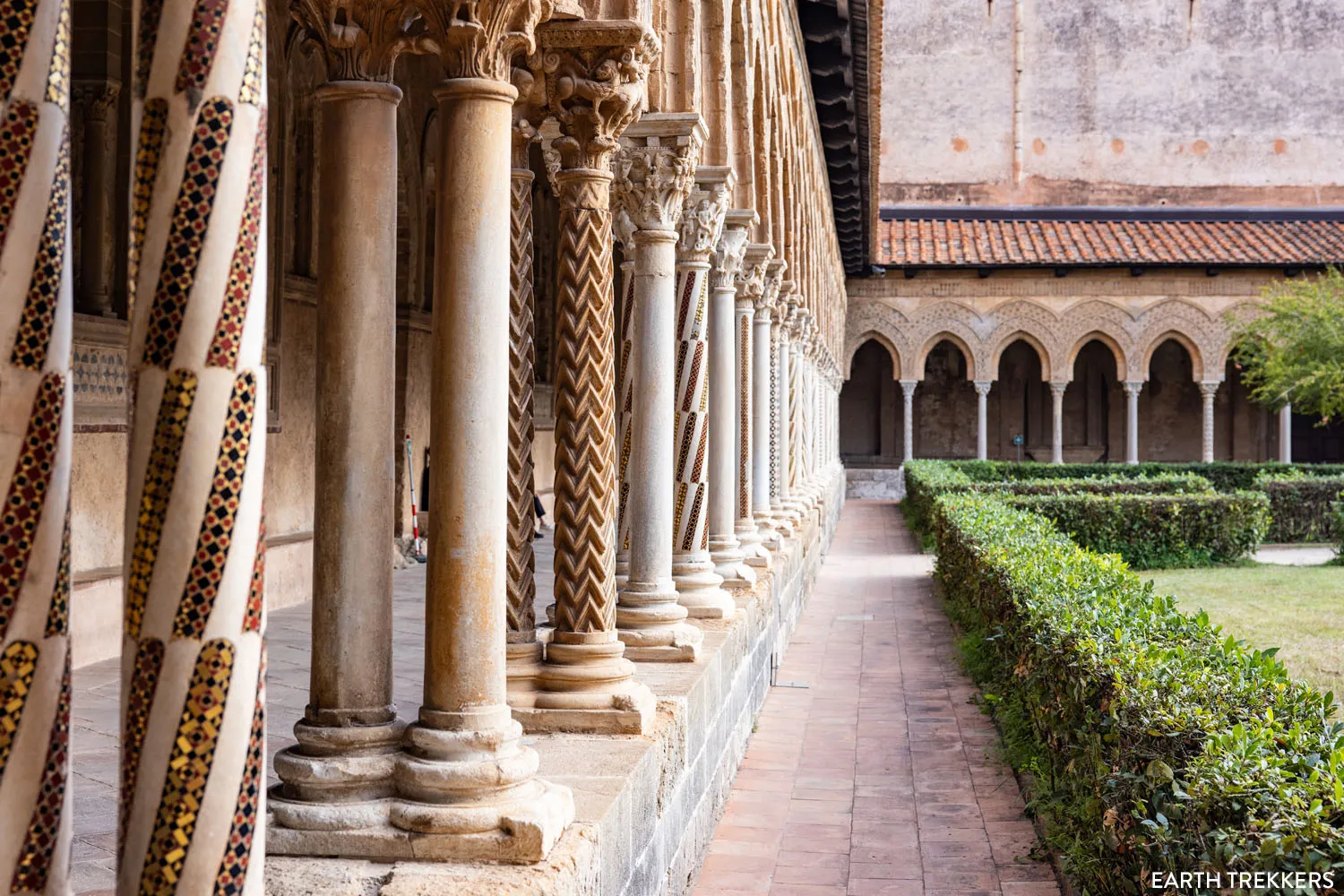 Benedictine Cloister Monreale Cathedral