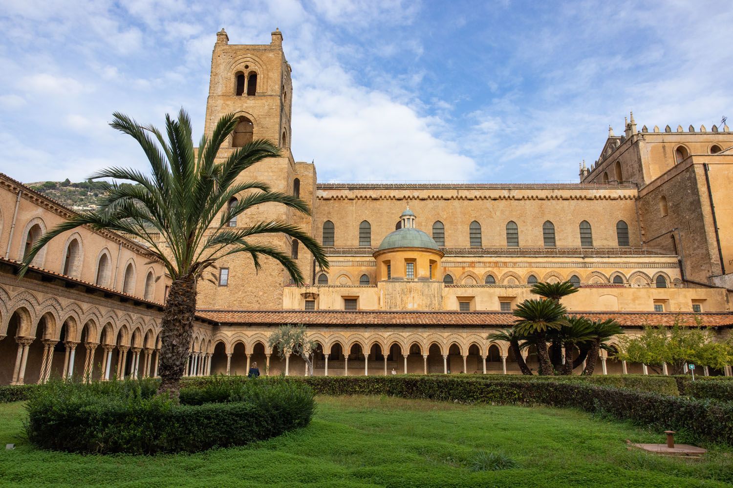 Monreale Benedictine Cloister Photo