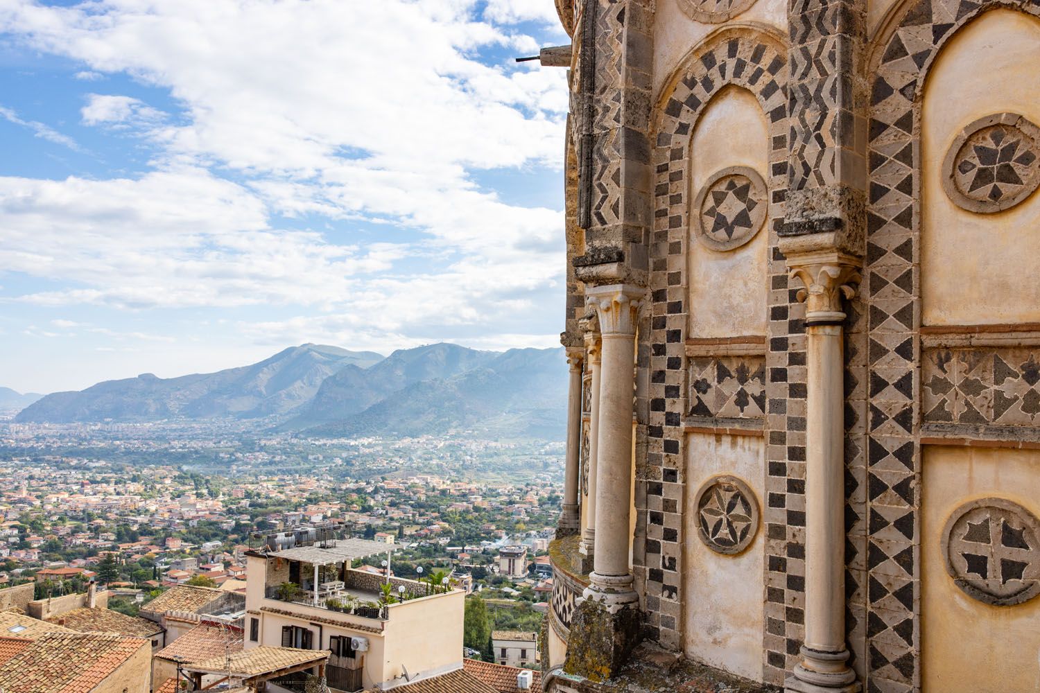 Monreale Cathedral Upper Terrace View
