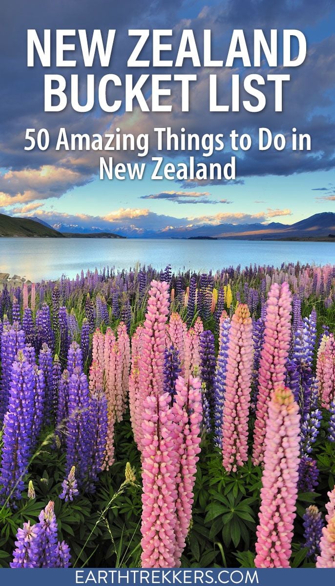 New Zealand Bucket List North and South Islands