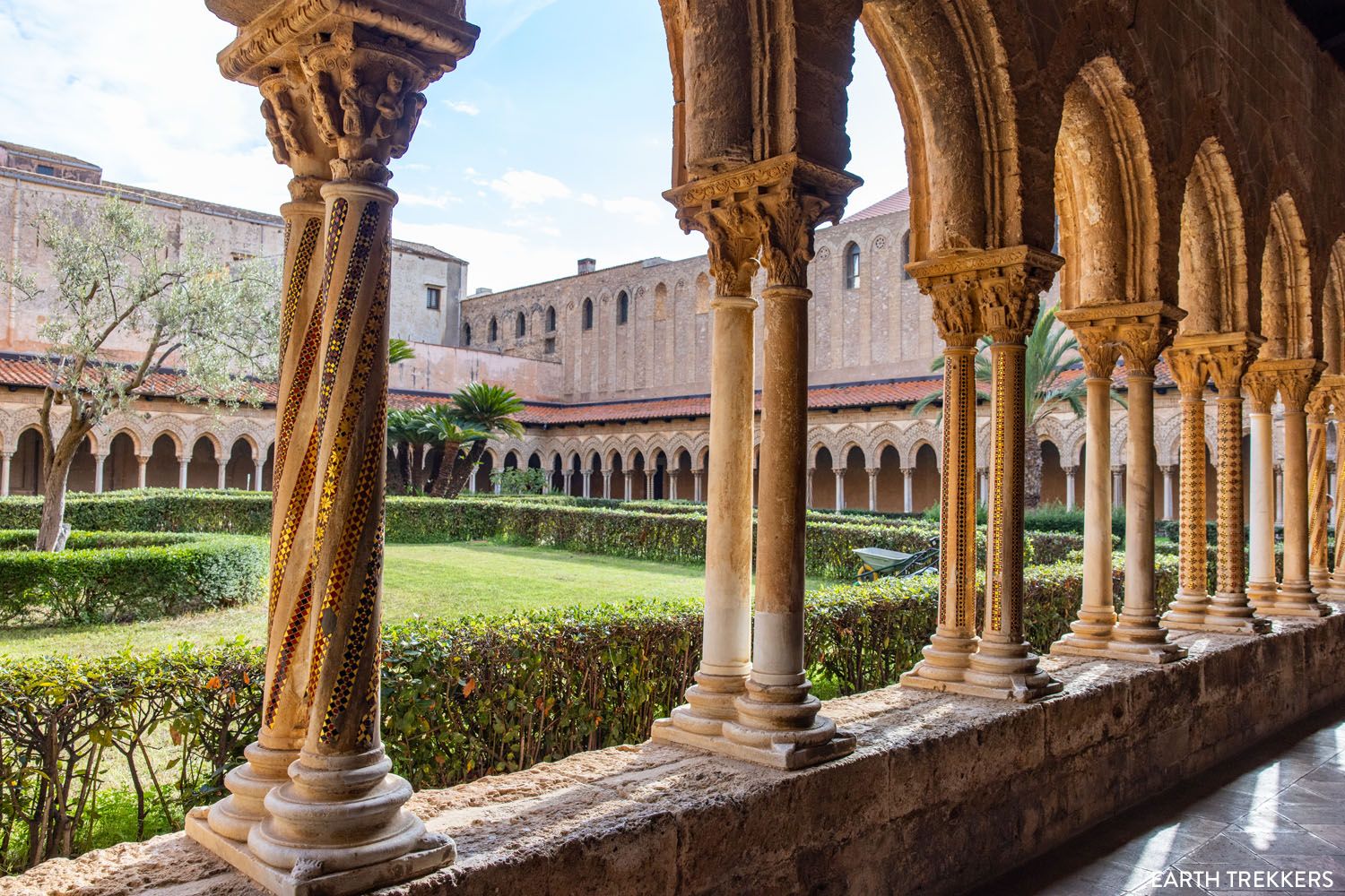 Photo of the Benedictine Cloister