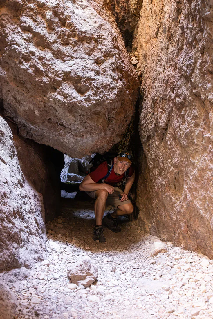 Tim in Pinnacles