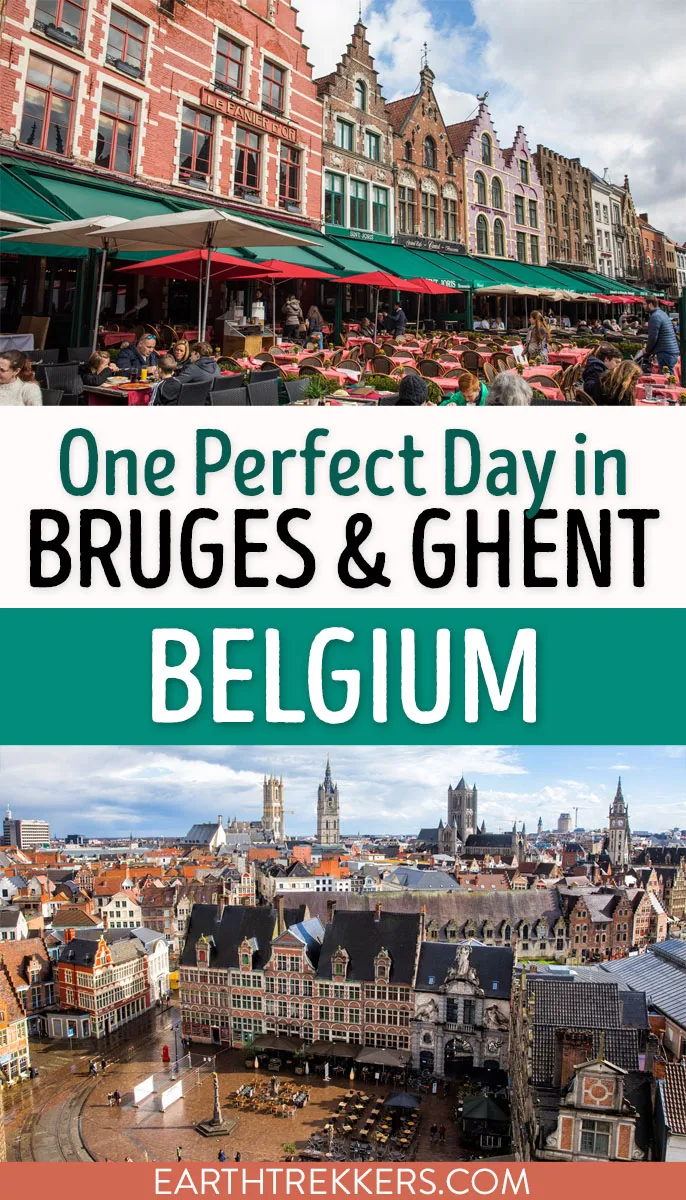 How to visit Bruges and Ghent, Belgium if you only have one day. Learn how to visit Bruges and Ghent on a day trip from Brussels.