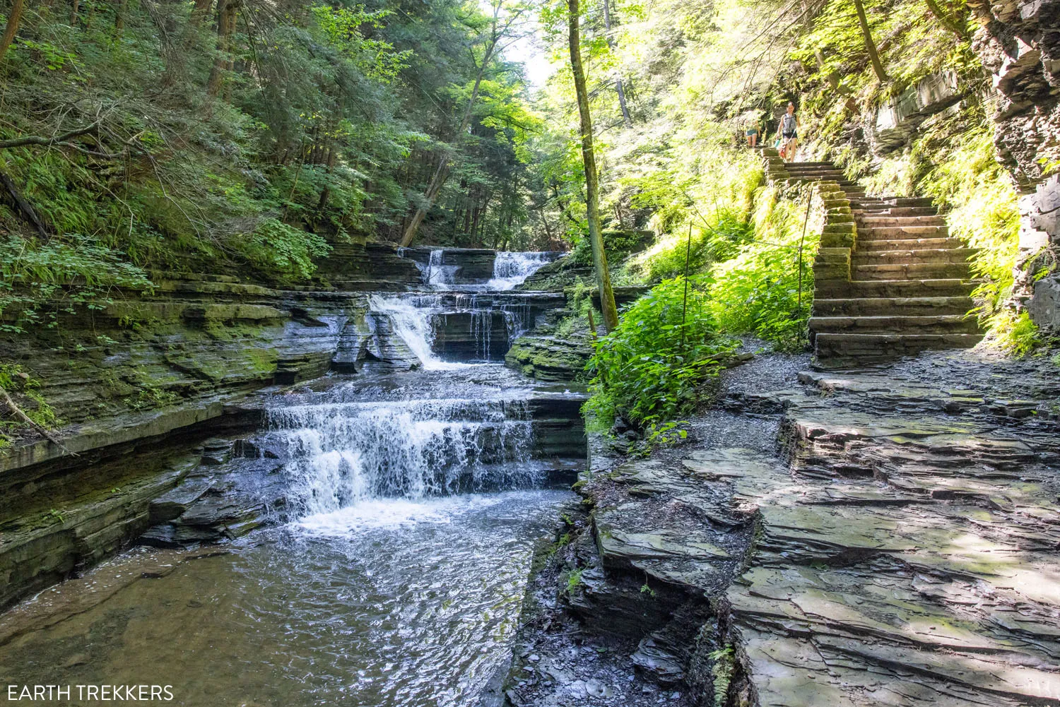 Buttermilk Falls State Park Trail