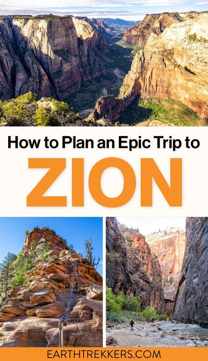 Zion National Park Itinerary. Best things to do in Zion and how to organize them day by day. Angels Landing, Canyon Overlook, Observation Point, the Narrows, Springdale, plus more of the best hikes in Zion.