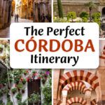 Detailed 1 and 2 day itinerary for Cordoba, Andalusia, Spain. Visit the Mosque-Cathedral, the Alcazar, the Roman Bridge, a Game of Thrones filming site, the patios, and the Jewish Quarter.