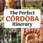 Detailed 1 and 2 day itinerary for Cordoba, Andalusia, Spain. Visit the Mosque-Cathedral, the Alcazar, the Roman Bridge, a Game of Thrones filming site, the patios, and the Jewish Quarter.