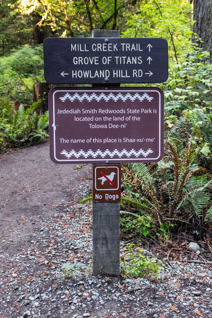 Jedediah Smith Park Sign