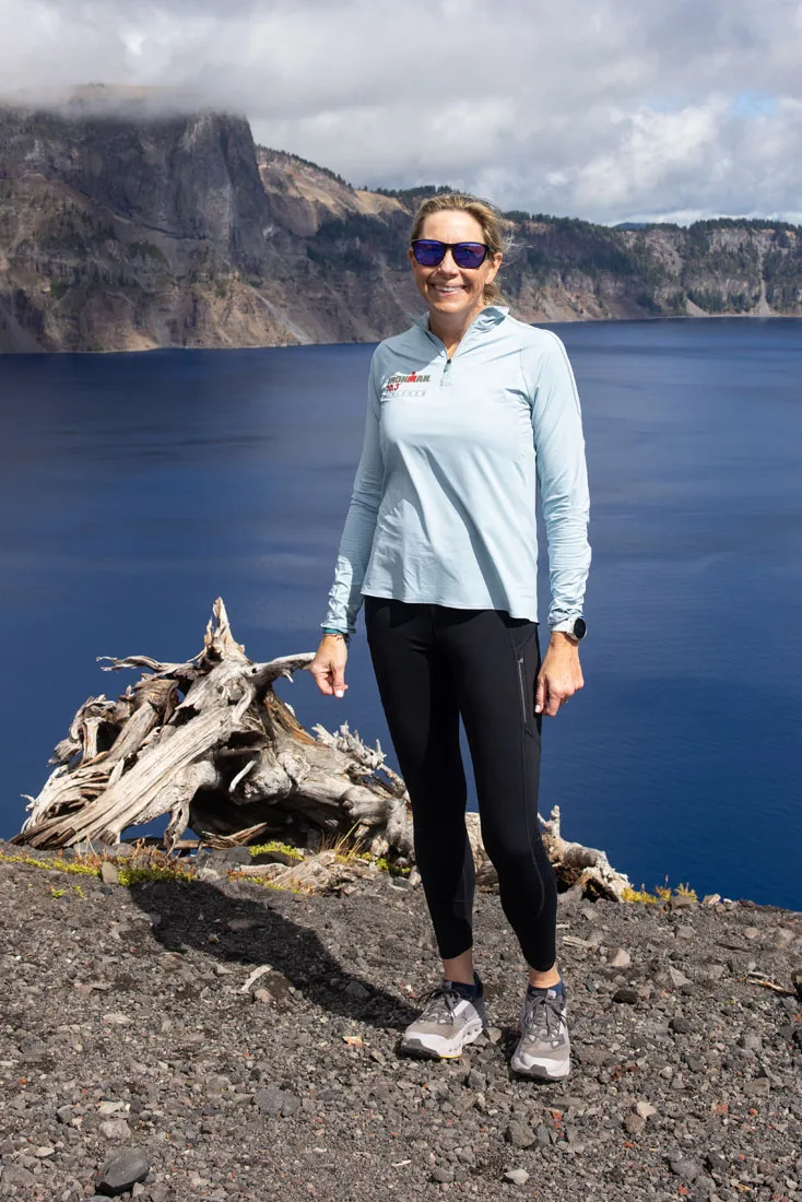 Julie Rivenbark on Wizard Island