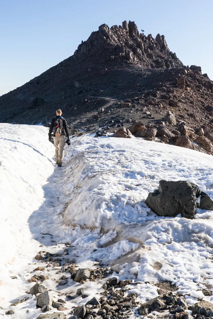 Lassen Peak Trail Snow