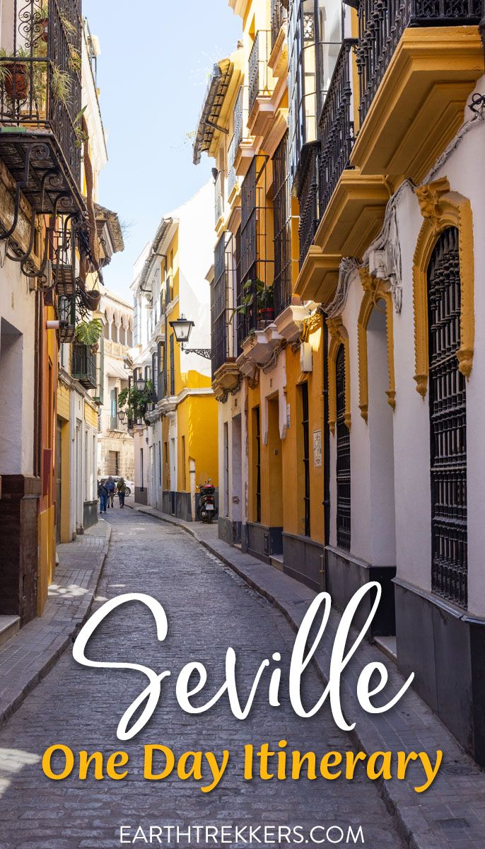 Best things to do with one day in Seville, Andalusia, Spain: Royal Alcazar, Cathedral, Plaza de España, rooftop bars, and more.