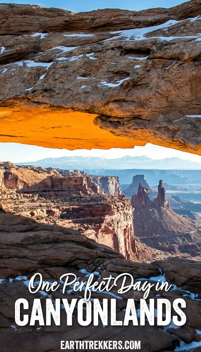 Canyonlands National Park one day itinerary, Island in the Sky District, Moab, Utah.