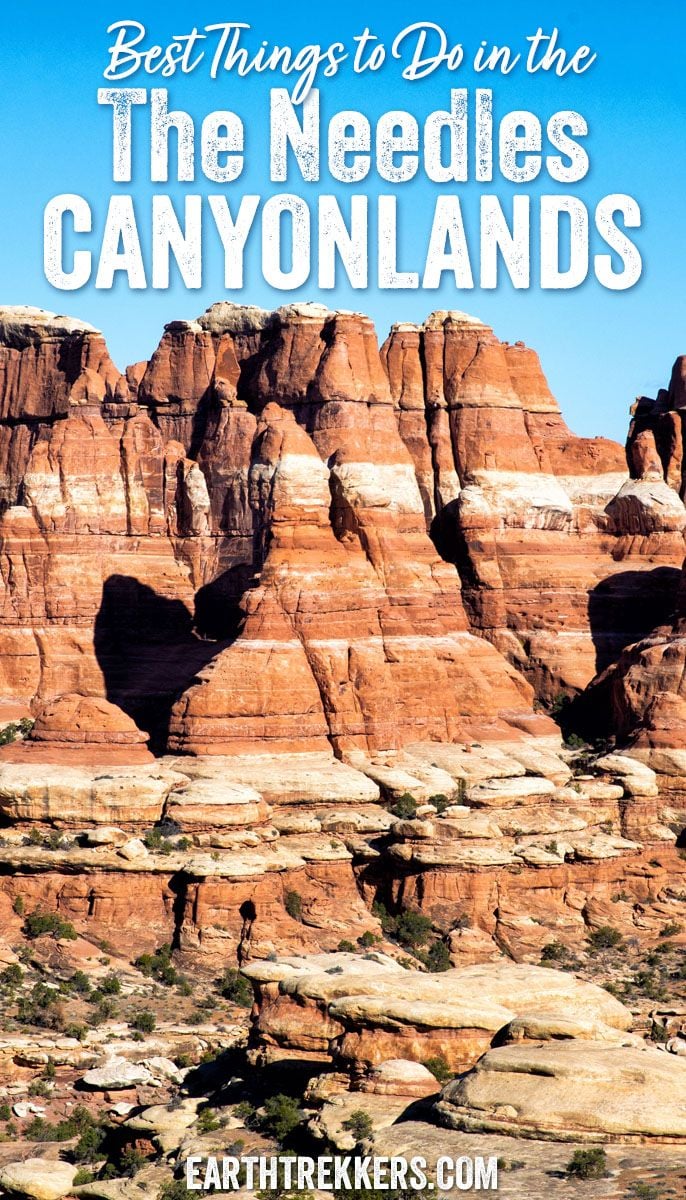 Best things to do in The Needles, Canyonlands National Park, Utah. Chesler Park and Druid Arch hikes.