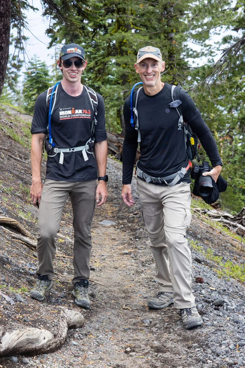 Tim and Tyler on Wizard Island