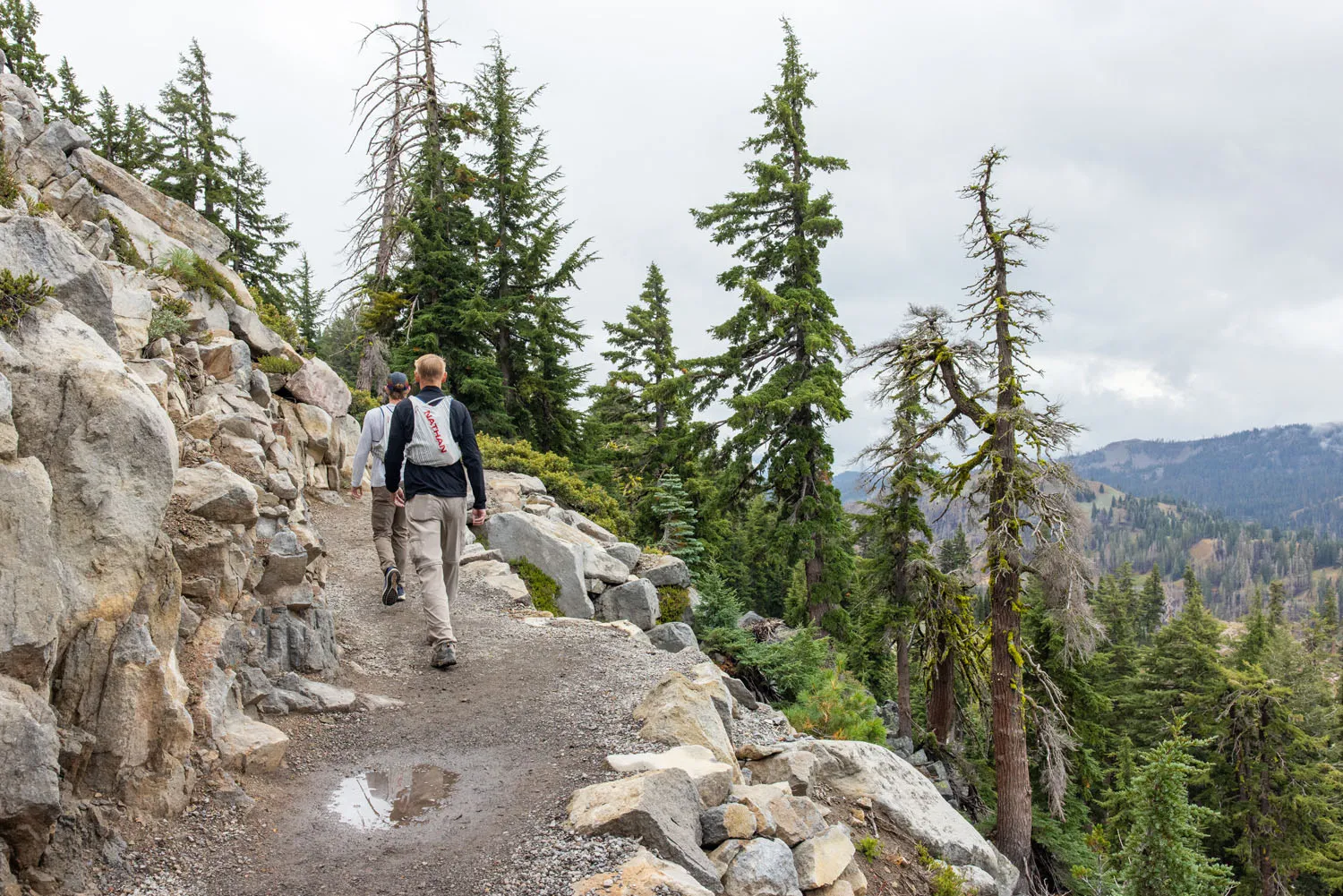 Tim and Tyler on the Trail
