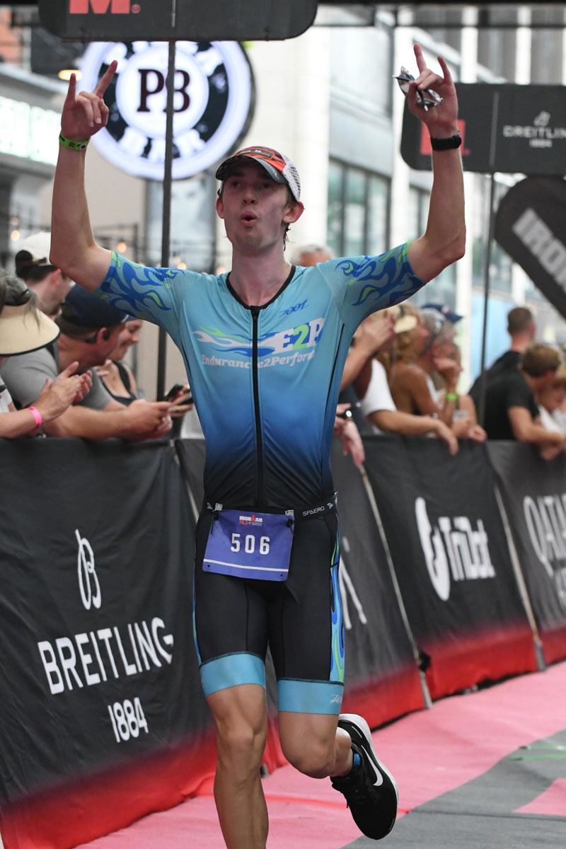 Tyler at the Finish