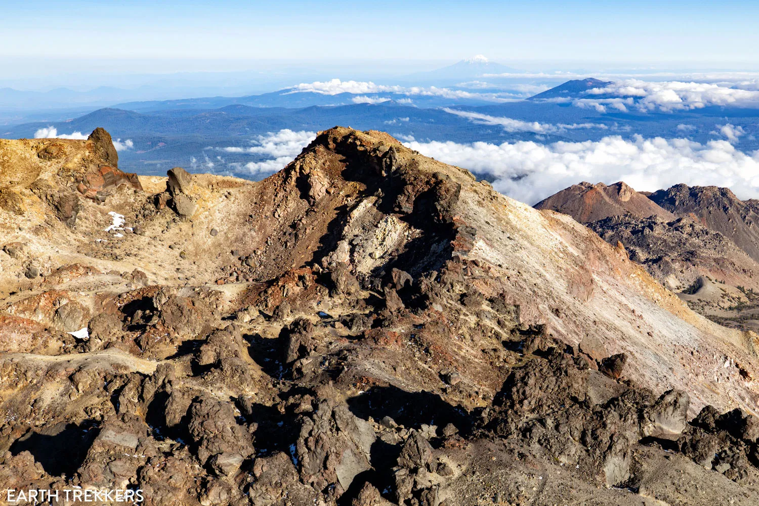 View from Lassen Peak Mt Shasta