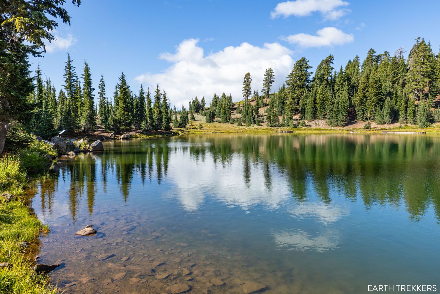 Emerald Lake Lassen Volcanic