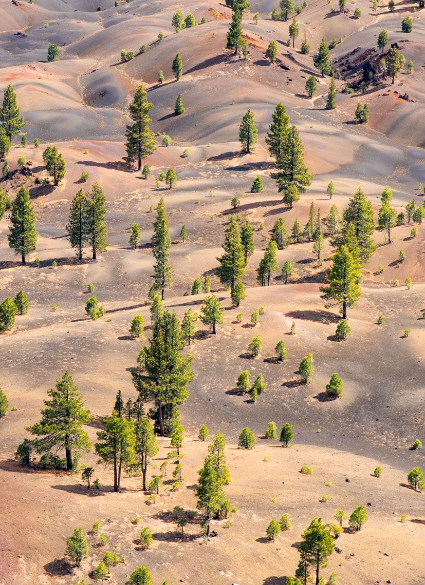 Fantastic Painted Dunes Lassen Volcanic