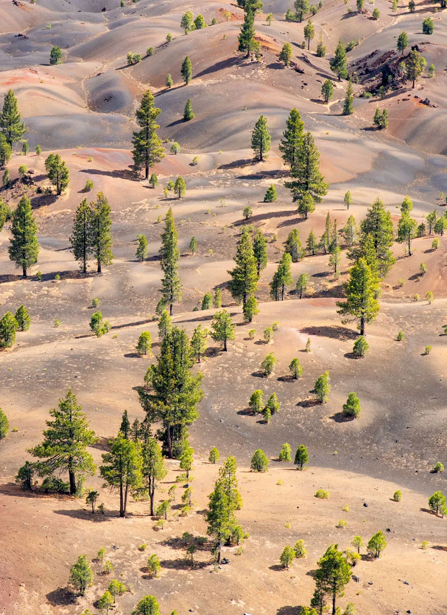 Fantastic Painted Dunes Lassen Volcanic