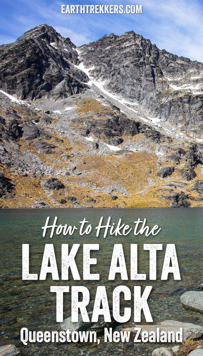How to hike the Lake Alta Track in The Remarkables, Queenstown, New Zealand. This lake was a filming site for the Lord of the Rings.