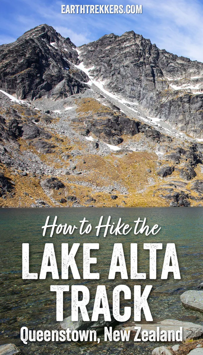 How to hike the Lake Alta Track in The Remarkables, Queenstown, New Zealand. This lake was a filming site for the Lord of the Rings.