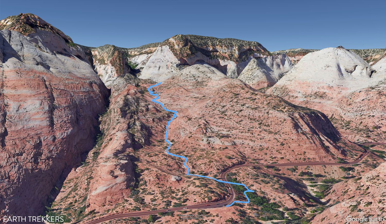 Many Pools Trail Map