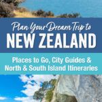 New Zealand Travel: Plan a trip to the Milford Sound, Queenstown, Wanaka, Tongariro Alpine Crossing, Auckland, Wellington, Hobbiton, Taupo, Rotorua, Aoraki/Mt Cook, Bay of Islands.