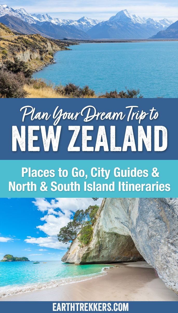 New Zealand Travel: Plan a trip to the Milford Sound, Queenstown, Wanaka, Tongariro Alpine Crossing, Auckland, Wellington, Hobbiton, Taupo, Rotorua, Aoraki/Mt Cook, Bay of Islands.