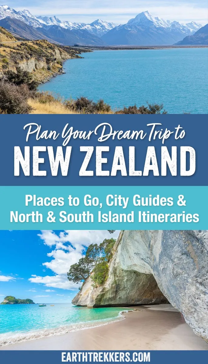 New Zealand Travel: Plan a trip to the Milford Sound, Queenstown, Wanaka, Tongariro Alpine Crossing, Auckland, Wellington, Hobbiton, Taupo, Rotorua, Aoraki/Mt Cook, Bay of Islands.