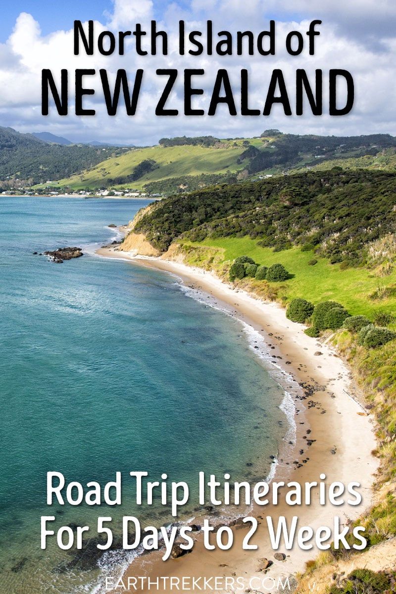 New Zealand North Island Itinerary. Visit Auckland, Wellington, Tongariro Alpine Crossing, Bay of Islands, Cape Reinga, Hobbiton, Waitomo, Coromandel Peninsula, Cathedral Cove, Taupo, Rotorua.