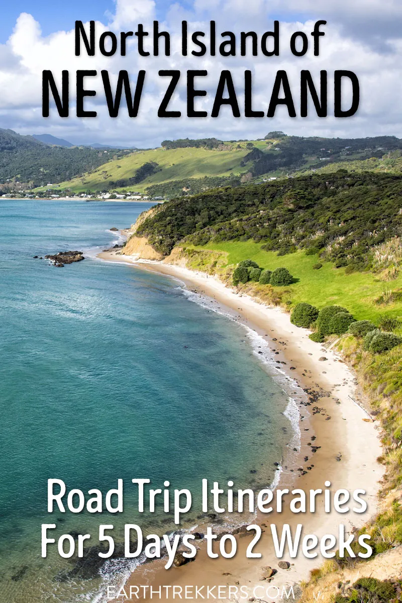 New Zealand North Island Itinerary. Visit Auckland, Wellington, Tongariro Alpine Crossing, Bay of Islands, Cape Reinga, Hobbiton, Waitomo, Coromandel Peninsula, Cathedral Cove, Taupo, Rotorua.