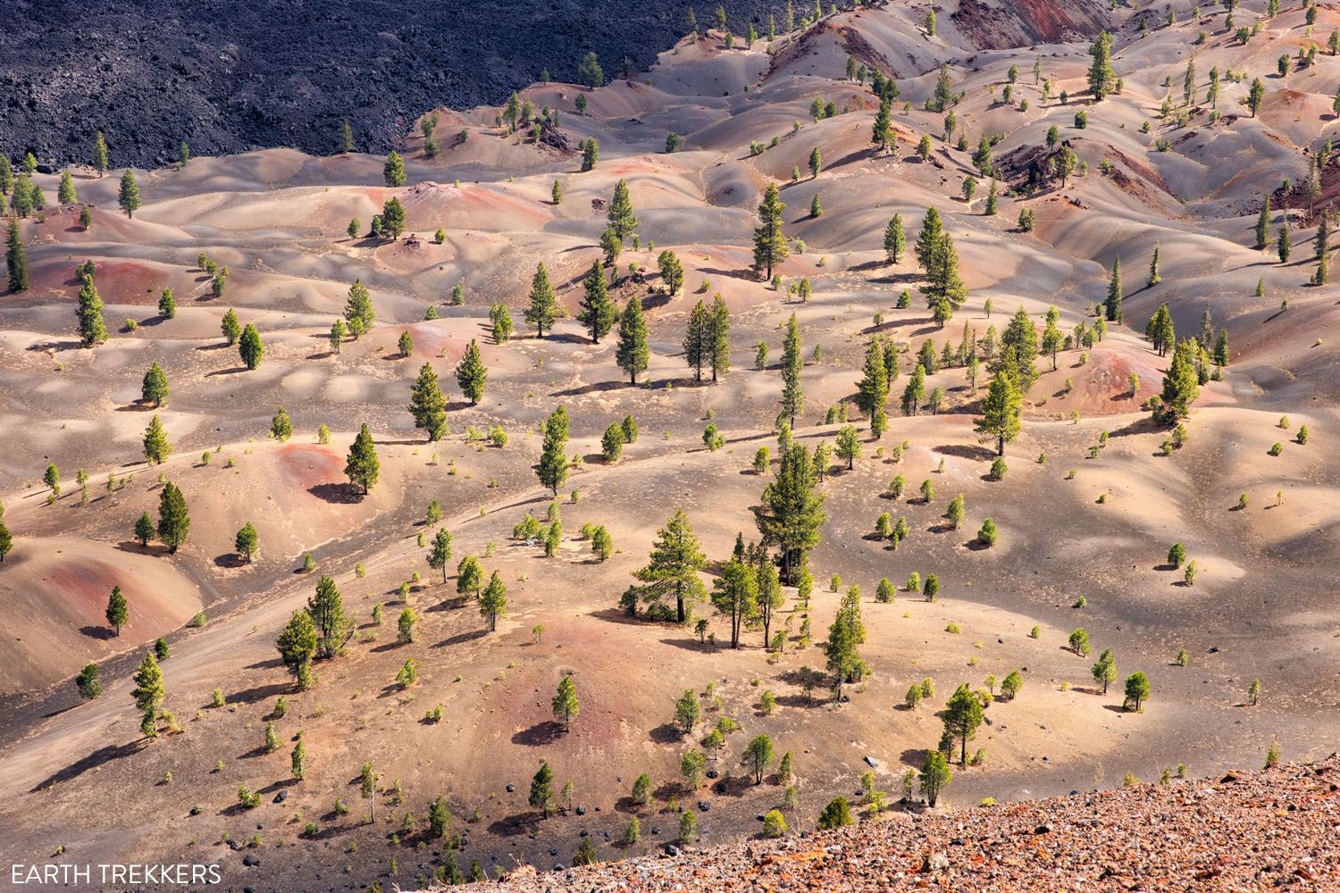 Painted Dunes Lassen Volcanic