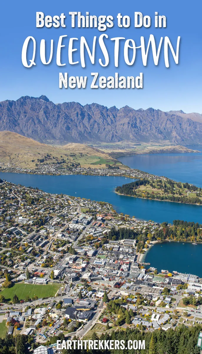 Best things to do in Queenstown, New Zealand. Bungy jumping, paragliding, mountain biking, best hikes, Skyline Queenstown, natural hot pools, and more.