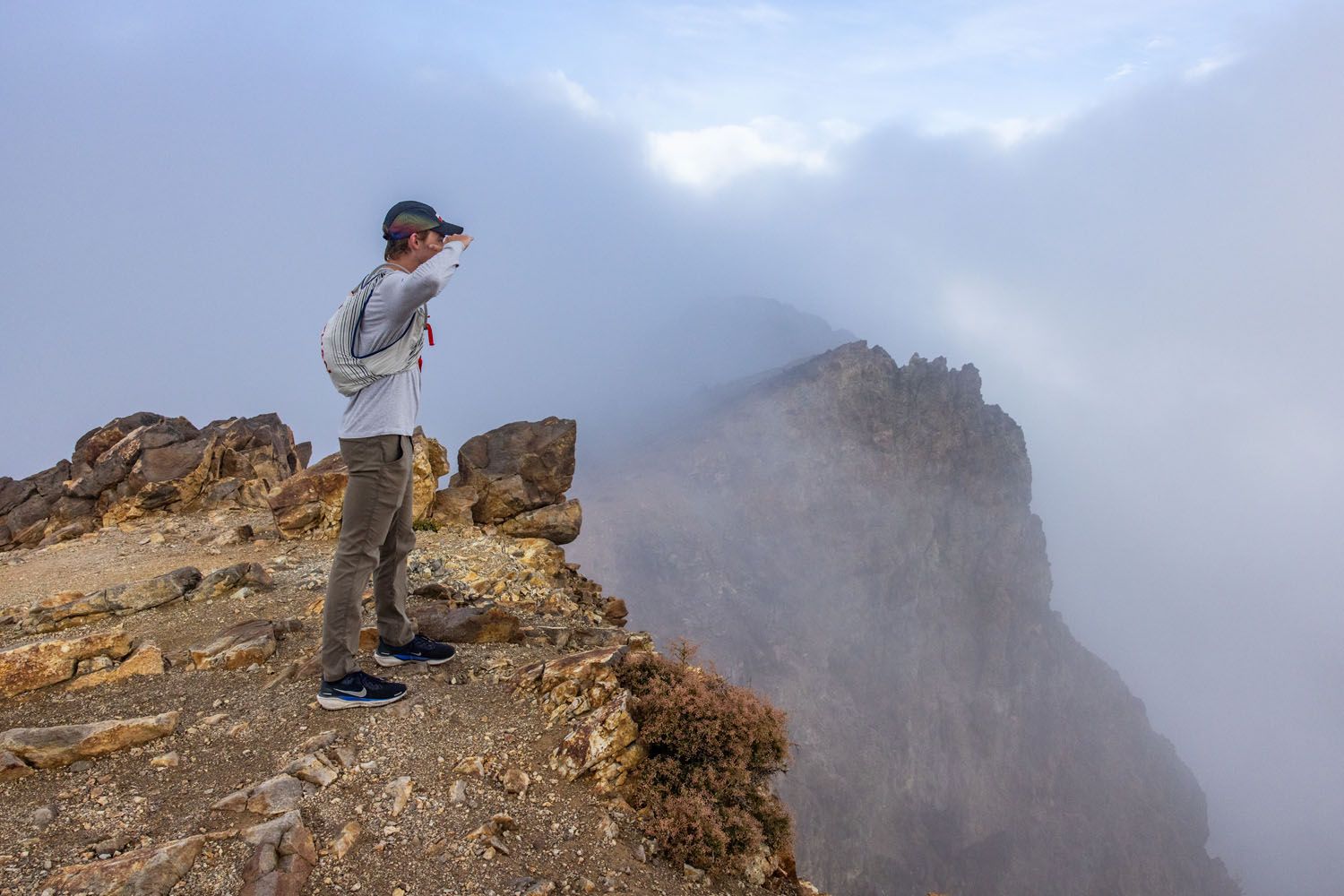 Tyler on Brokeoff Mountain