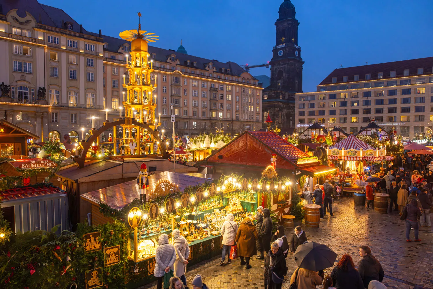 Dresden Christmas Market Night