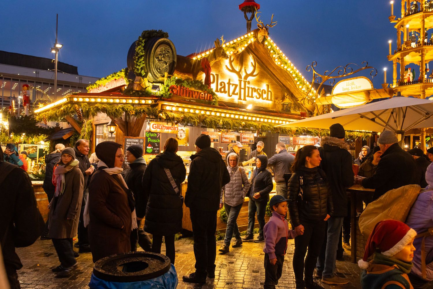 Dresden Christmas Market at Night