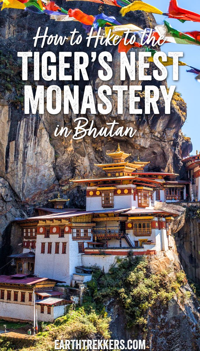 Detailed trail guide for the Tiger's Nest Monastery (Paro Takstang) in Bhutan.