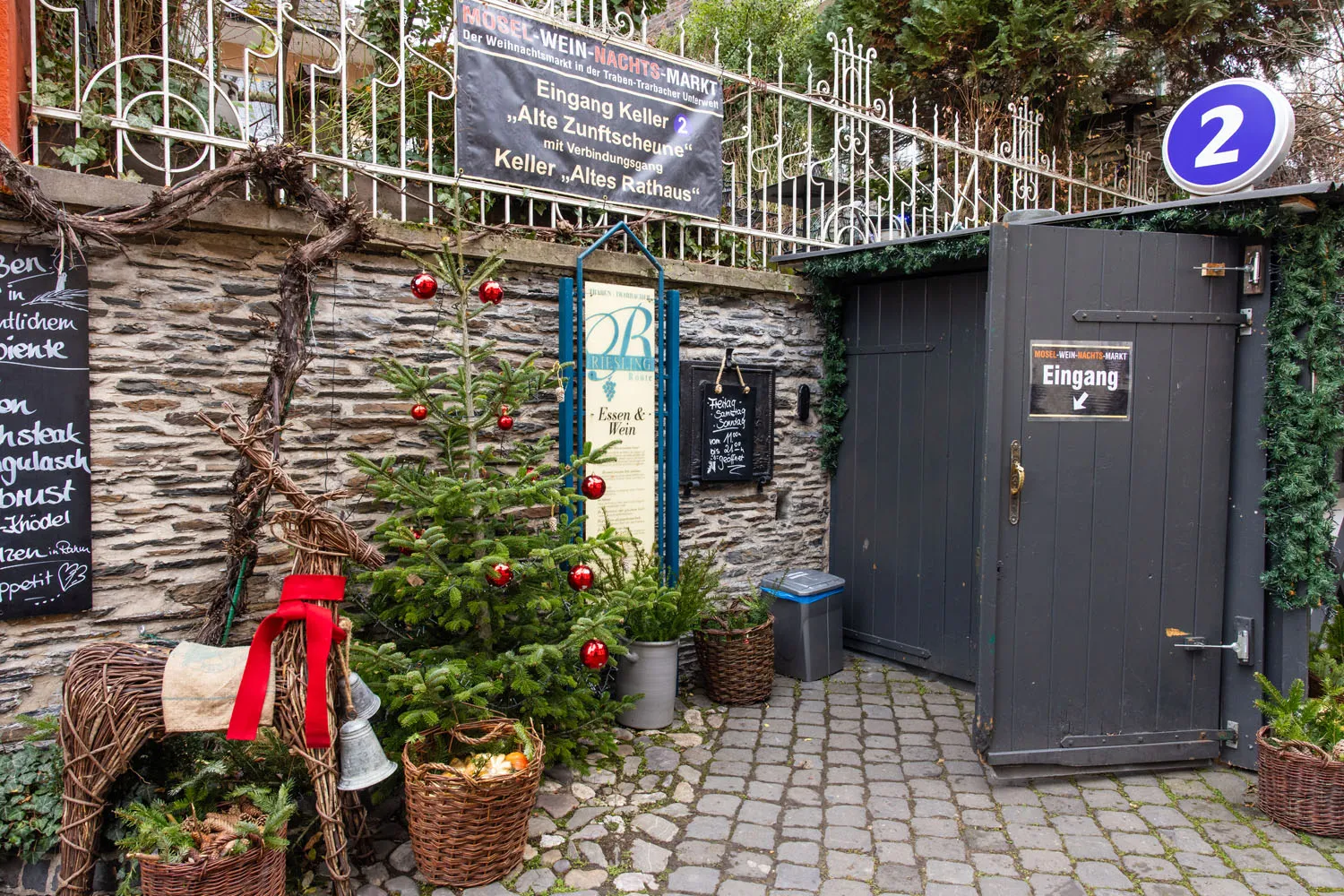 Traben Trarbach Christmas Market Entrance