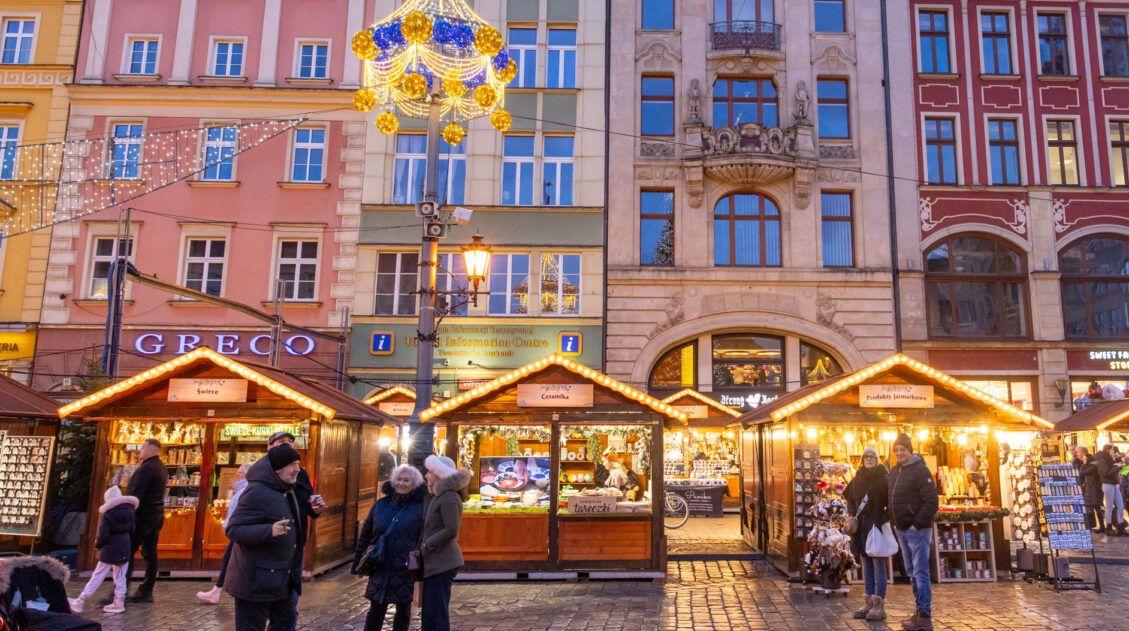 Wroclaw Poland at Christmas