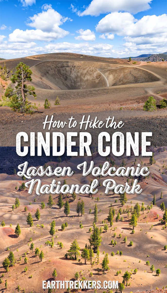 How to hike the Cinder Cone Trail, one of the most unique hikes in Lassen Volcanic National Park, California.