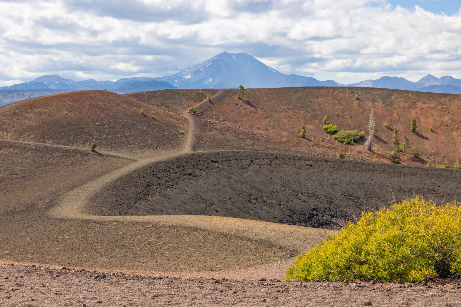 Cinder Cone and Lassen Peak