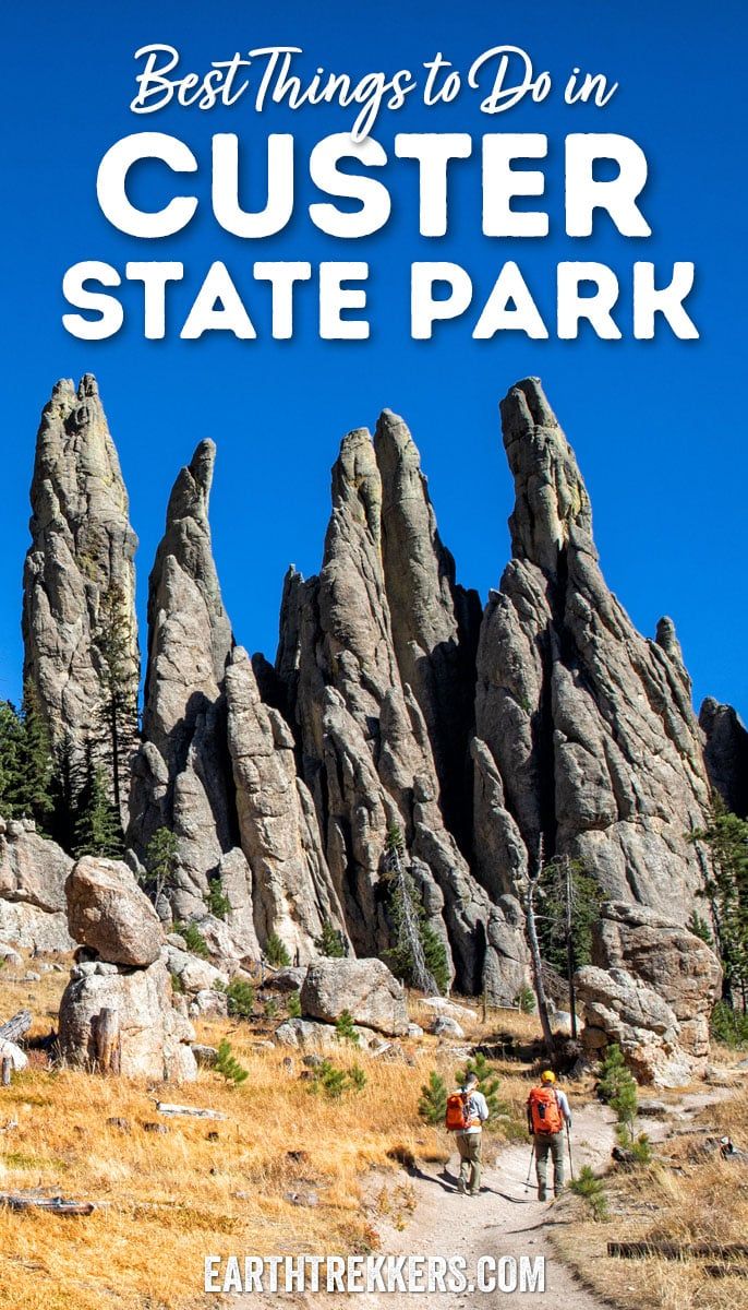 Complete guide to Custer State Park in the Black Hills of South Dakota. Best things to do, best hikes, sample itineraries, and how to hike the Cathedral Spires Trail.
